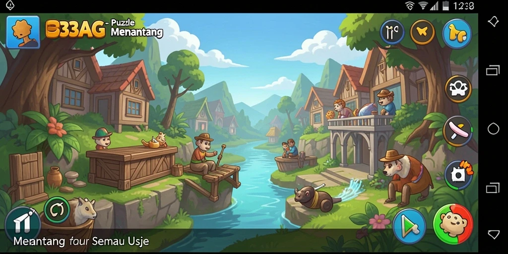 Tampilan utama 33AG dengan gameplay Puzzle yang menantang.