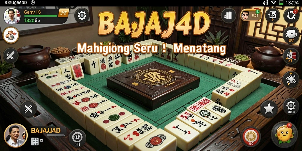 Tampilan menarik gameplay Mahjong di BAJAJ4D yang seru.