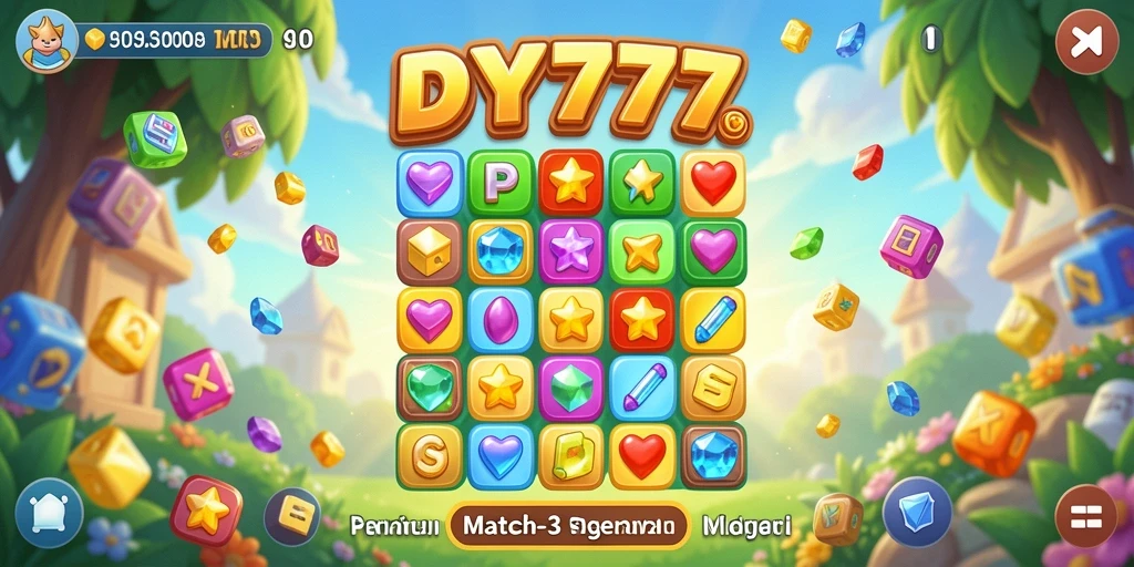 Tampilan gameplay seru dan penuh warna dari DY777.