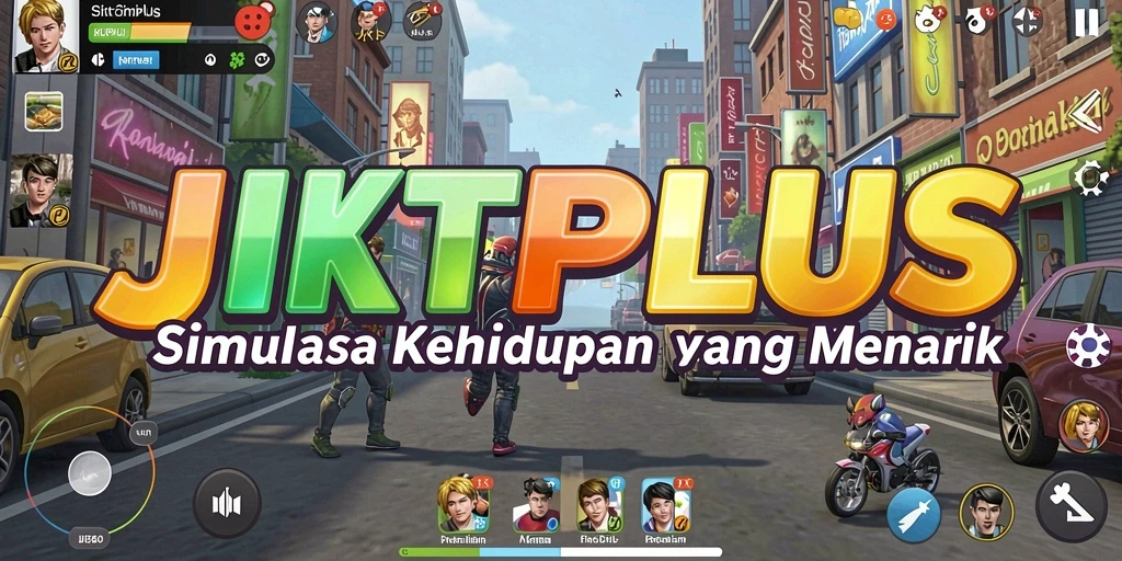 Tampilan utama gameplay JKTPLUS yang menarik dan interaktif.