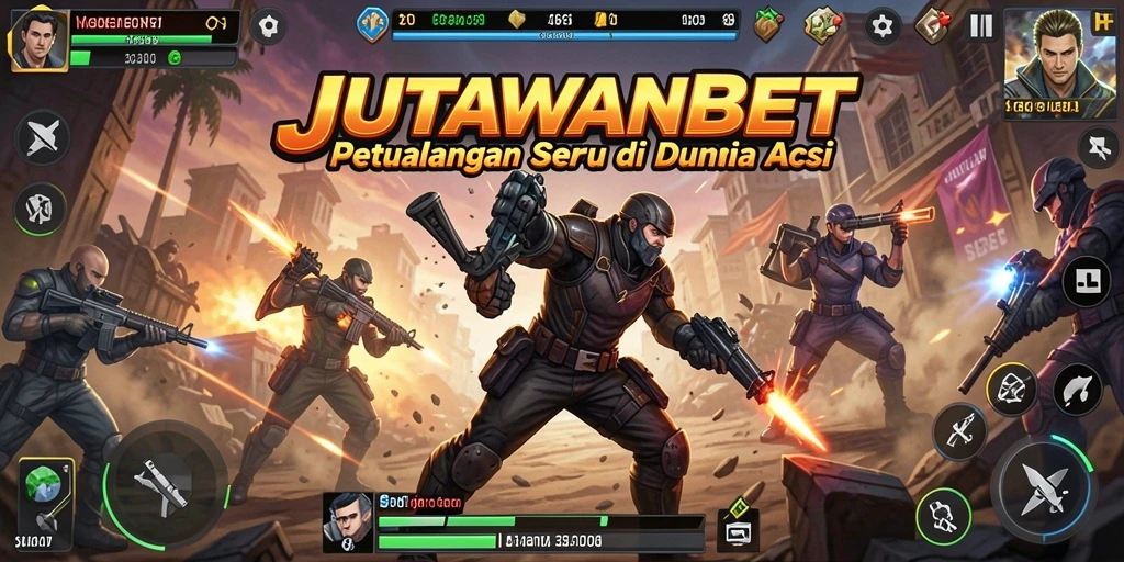 Screenshot gameplay JUTAWANBET yang menampilkan aksi mendebarkan.