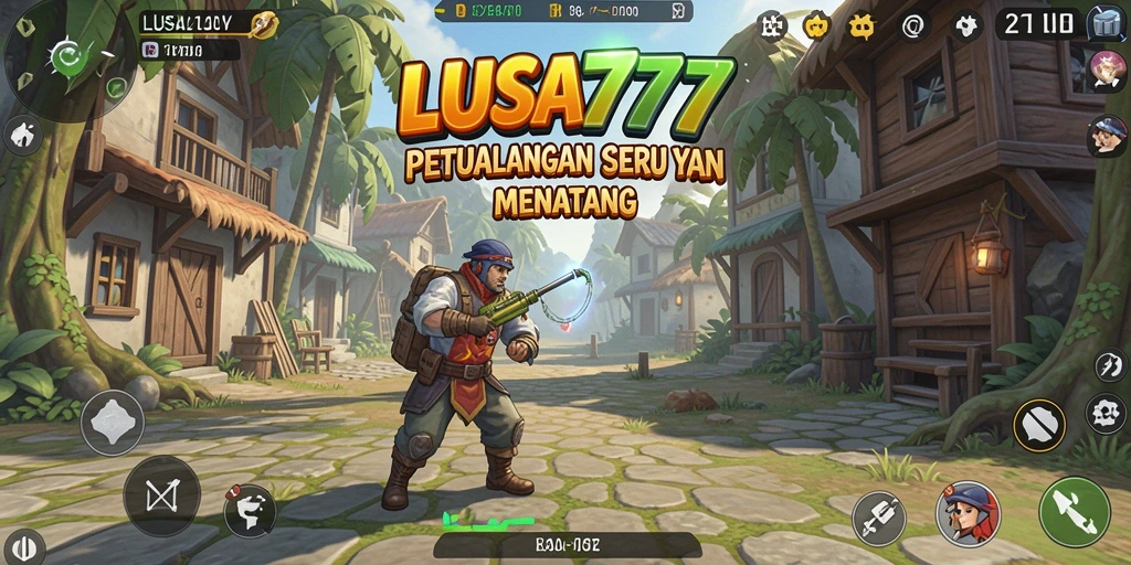 Screenshot gameplay LUSA777 menampilkan aksi seru dan eksplorasi dunia petualangan.