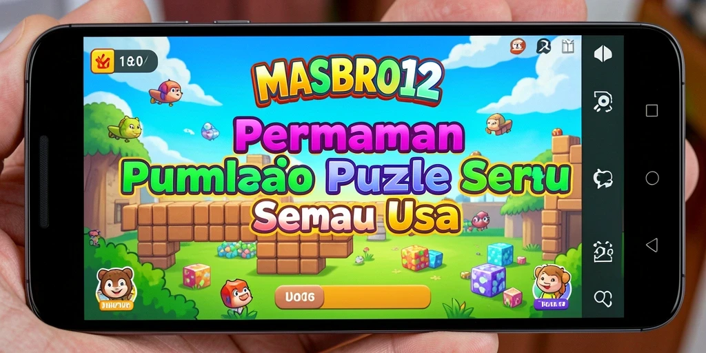 Tangkapan layar utama dari gameplay seru MASBRO12.