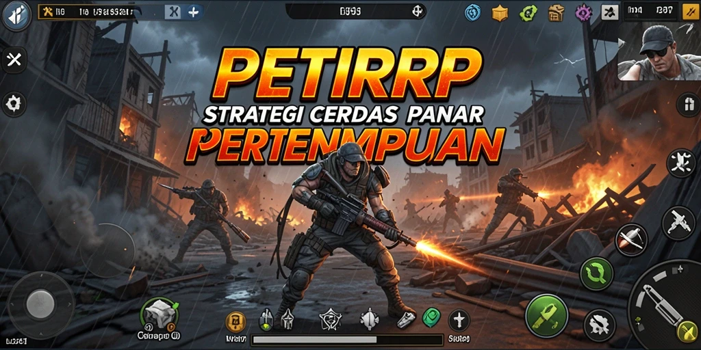 Tampilan gameplay PETIRRP dengan strategi mendalam dan pertempuran seru.