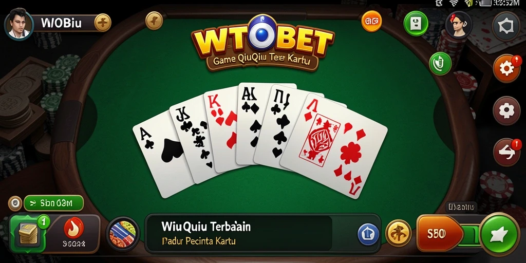 Screenshot dari gameplay QiuQiu yang seru dan kompetitif.
